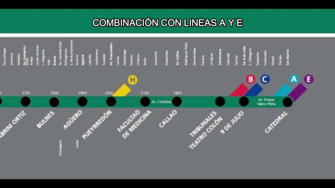 MEGAFONÍA SUBTE DE BUENOS AIRES LINEA D