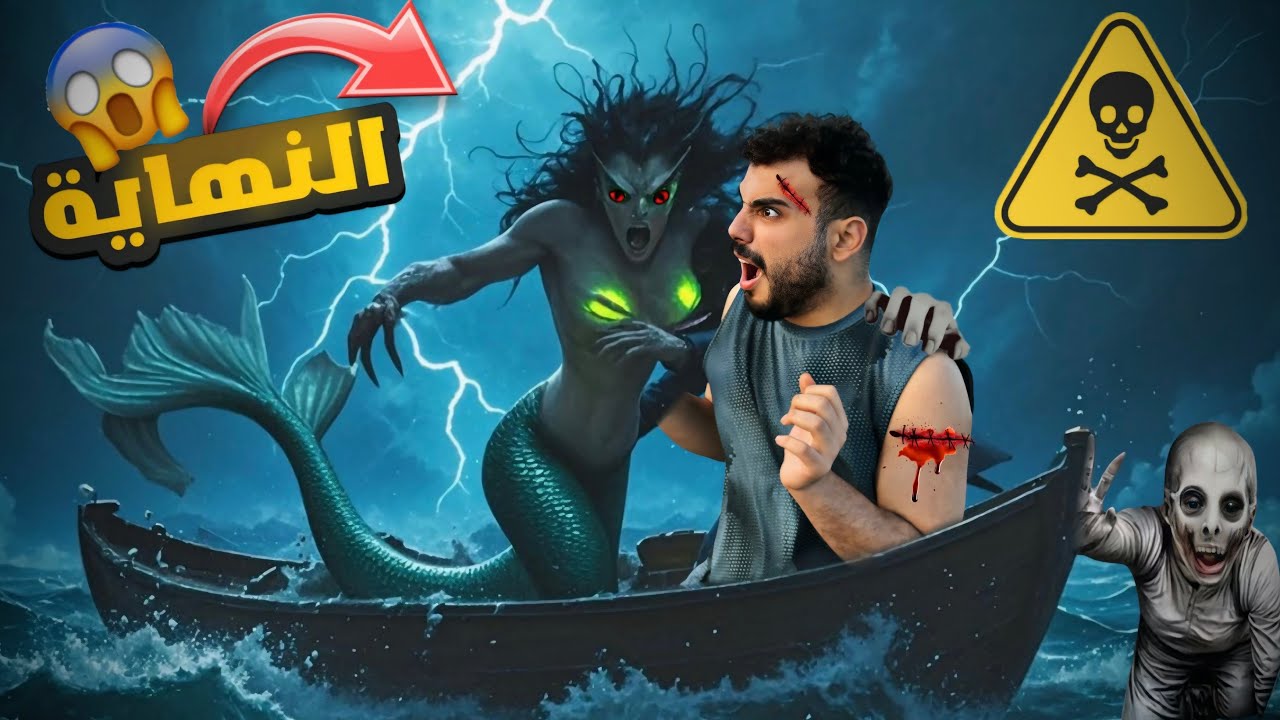 خرجت من المركب المهجورة 🚢😭(عروسة البحر نصبتلي كمين 😱)