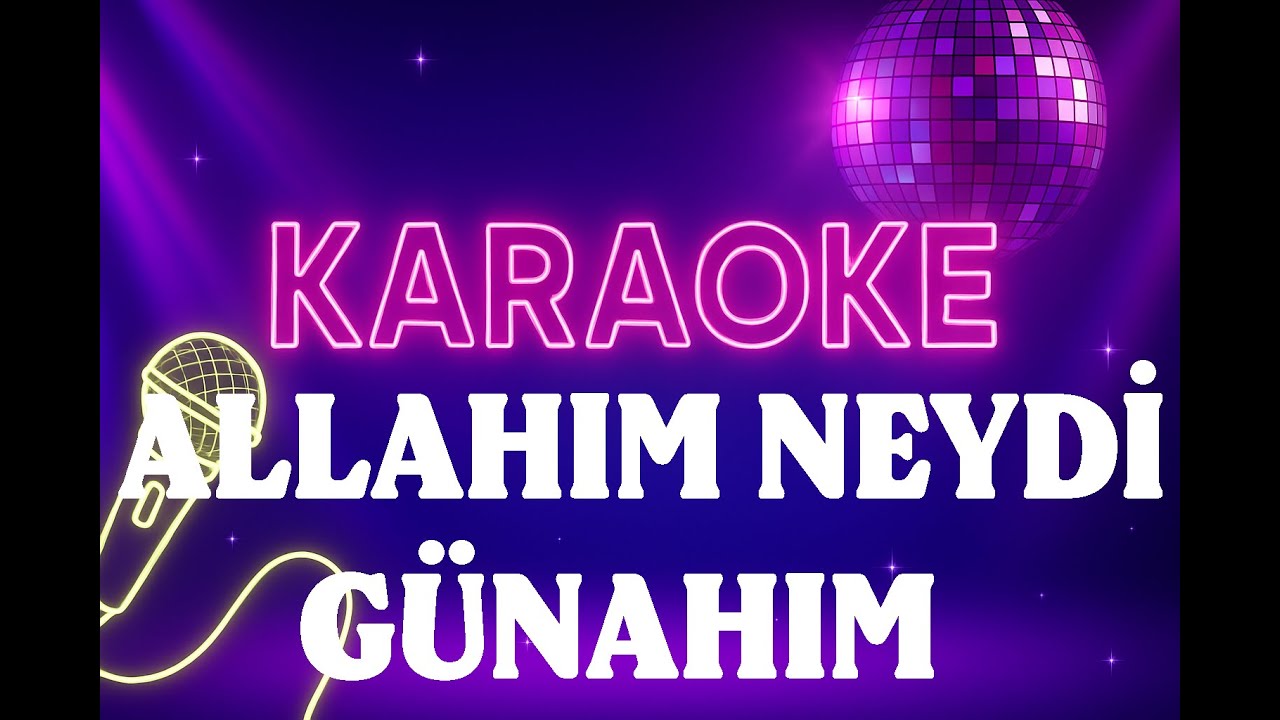 İbrahim Tatlıses - Allahım Neydi Günahım KARAOKE