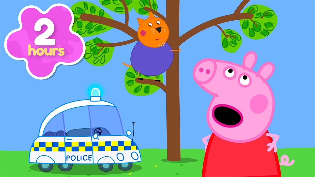 Mr Cat Gets Stuck in a Tree! 🚨 | Peppa Pig Official Full Episodes