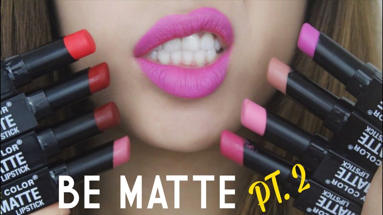 [SWATCH + REVIEW] CITY COLOR BE MATTE LIPSTICK (PT.2) (WITH CC ENGSUB)