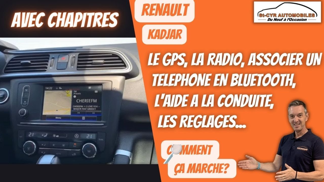 Renault Rlink Guide complet GPS, radio, paramètres essentiels…Kadjar koleos talisman 2016