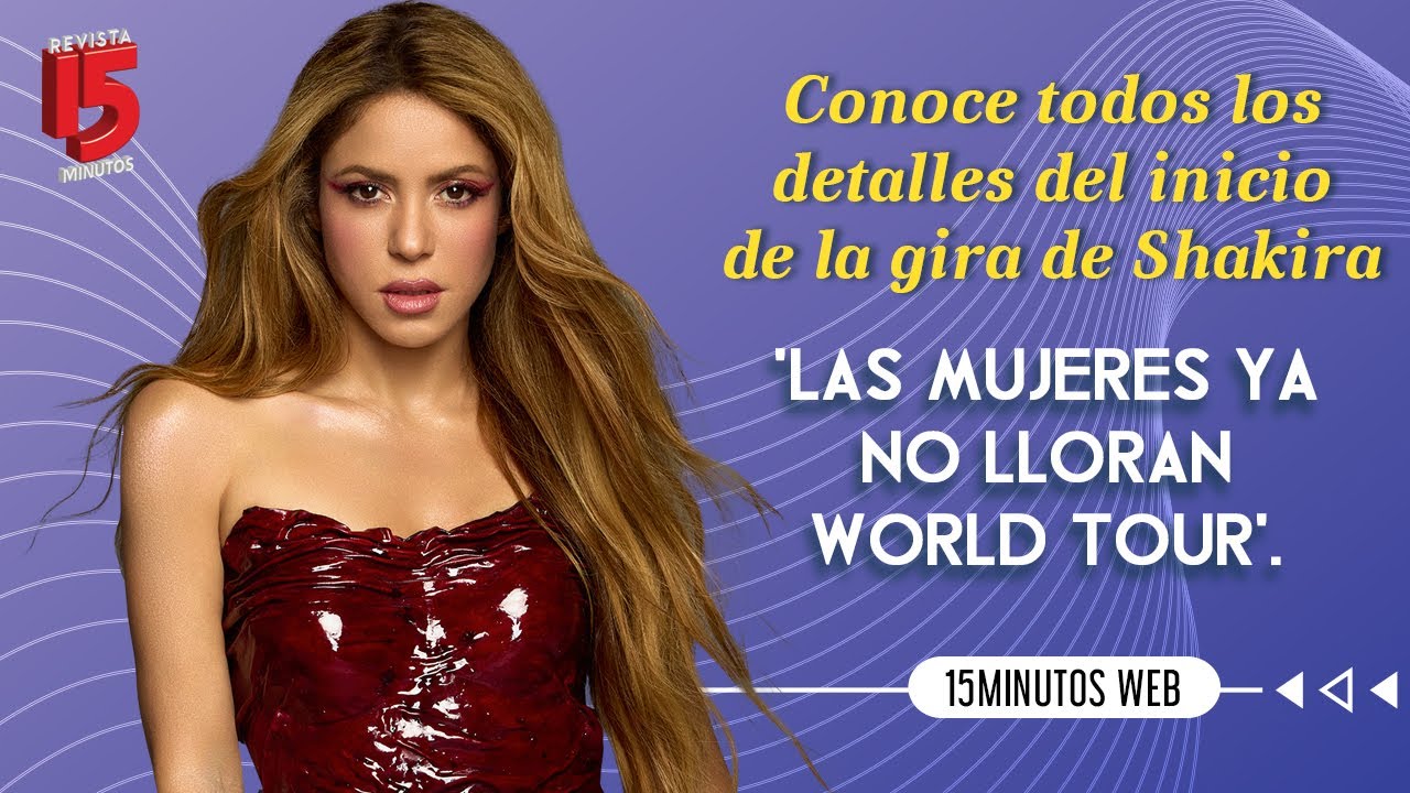Shakira inició su tan anhelada gira 'Las Mujeres Ya No Lloran World Tour'.