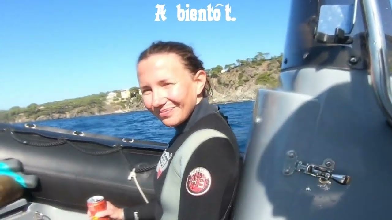 Chasse sous-Marine dans le Var avec Claire aux Embiez. Spearfishing, Speerfischen, Pesca subacquea