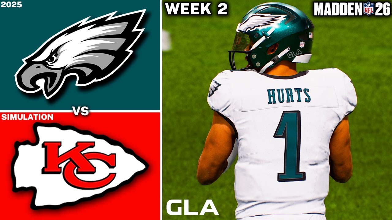 Eagles vs. Chiefs | Week 2 Simulation | Madden 26 PS5 Gameplay
