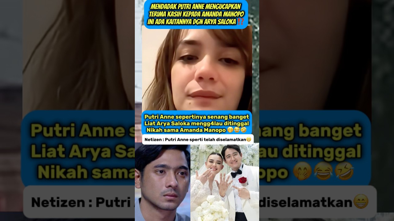 Putri Anne Ucapkan Terimakasih kepada Amanda Manopo‼️😱 #putrianne #amandamanopo #aryasaloka