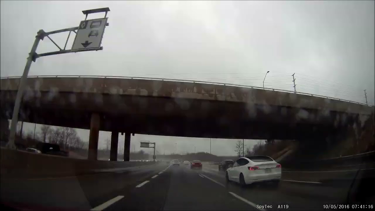 2025-3-29 Driving in Toronto Canada in the Rain