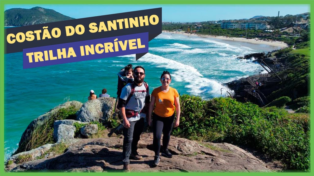 Fizemos a trilha do Morro das Aranhas no COSTÃO DO SANTINHO - 