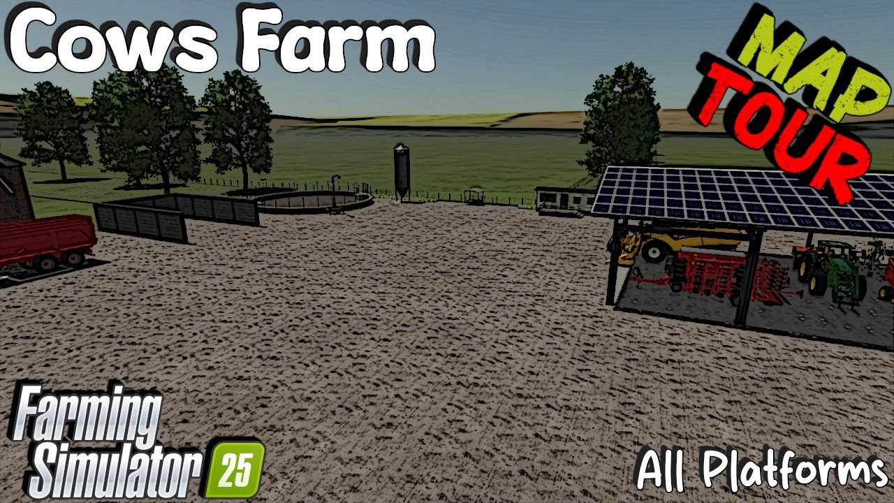 Map Tour | Cows Farm | All Platforms | Farming Simulator 25