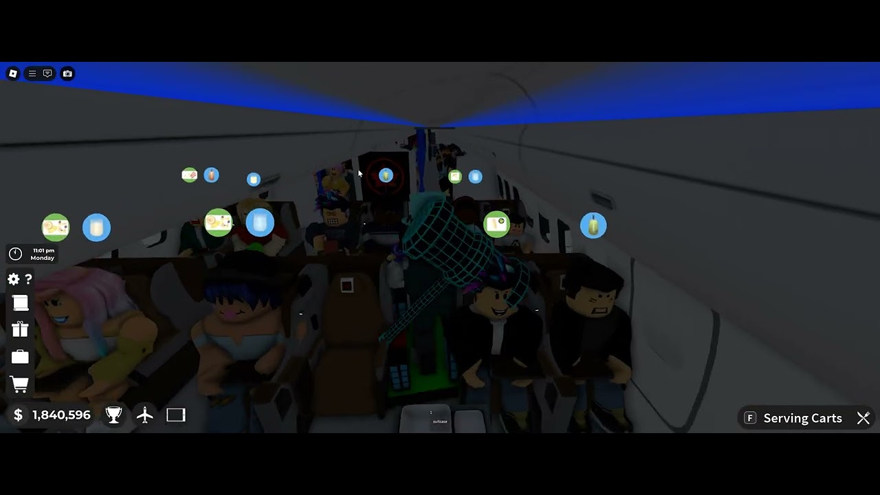 Roblox  Cabin Crew Simulator - Boeing 767 from London to Tahiti