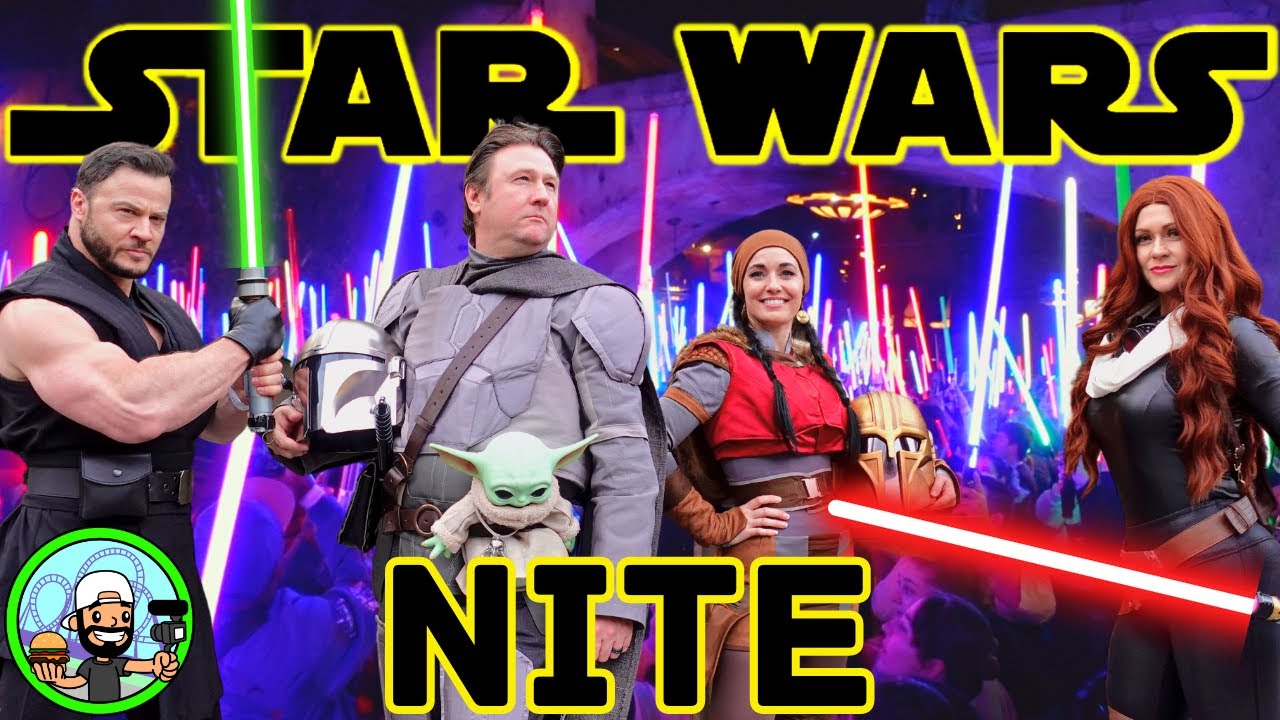 Star Wars Nite 2023 | May the Fourth | RAINY DAY! | Disneyland After Dark