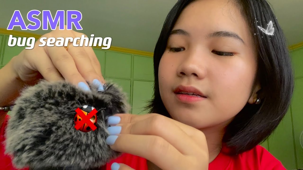 ASMR | TINGLY Bug Searching | Mouth Sounds & Mic Scratching
