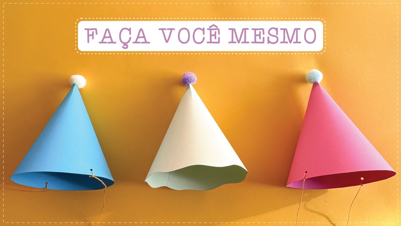 DIY - CHAPEUZINHO DE ANIVERSÁRIO | COMO FAZER?