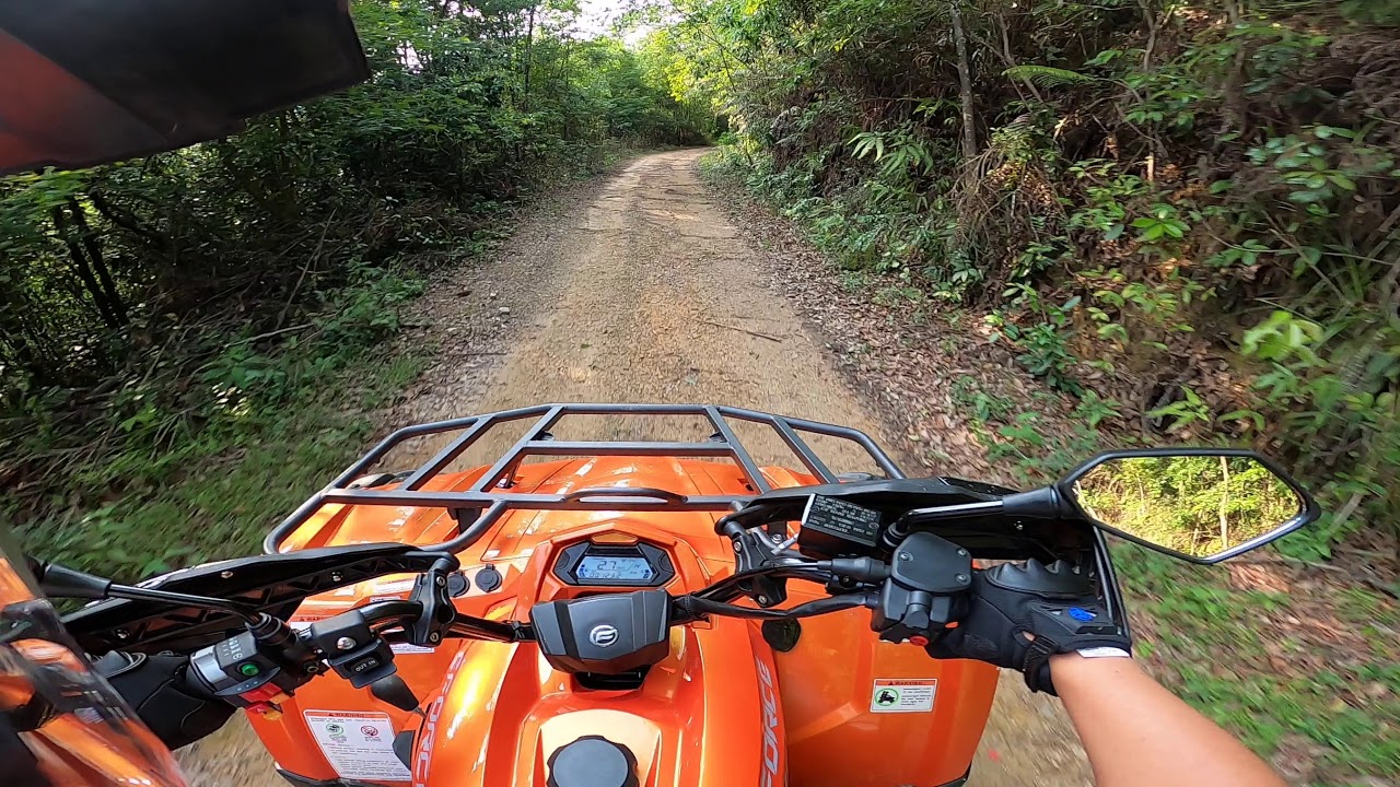 CFMOTO 450L ATV trail run