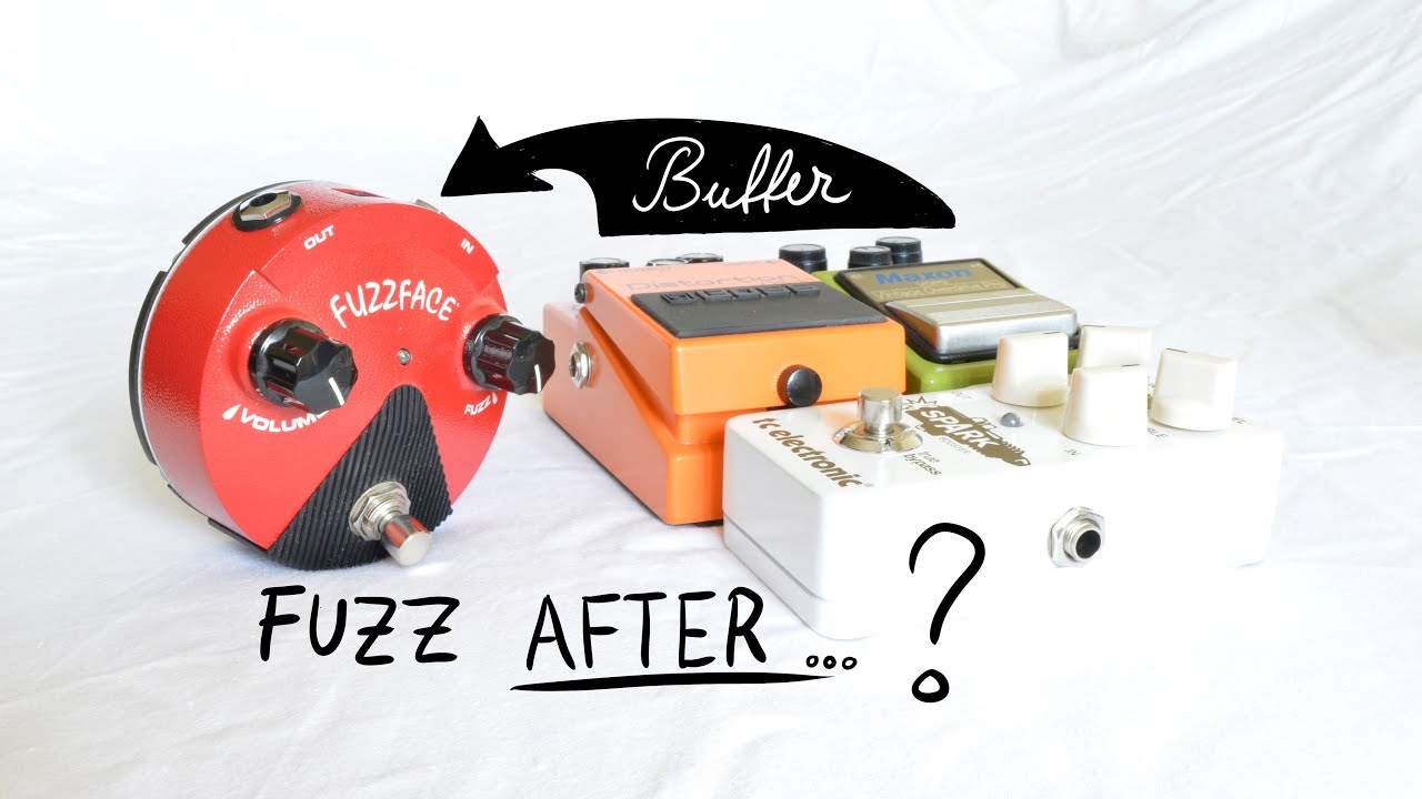 Buffer / overdrive before fuzz? | Guitar Pedal myths