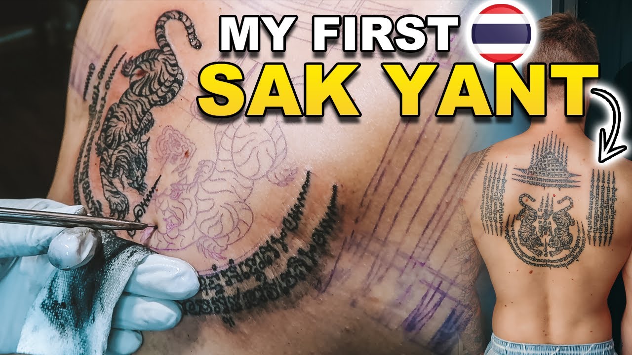 Getting A Sak Yant Tattoo in Bangkok, Thailand | This HURT!