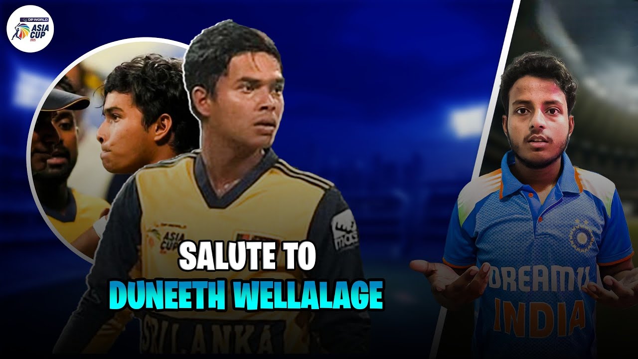 SALUTE TO DUNEETH WELLALAGE🙌NATION FIRST FOR YOUNG BOWLER🔥#asiacup 