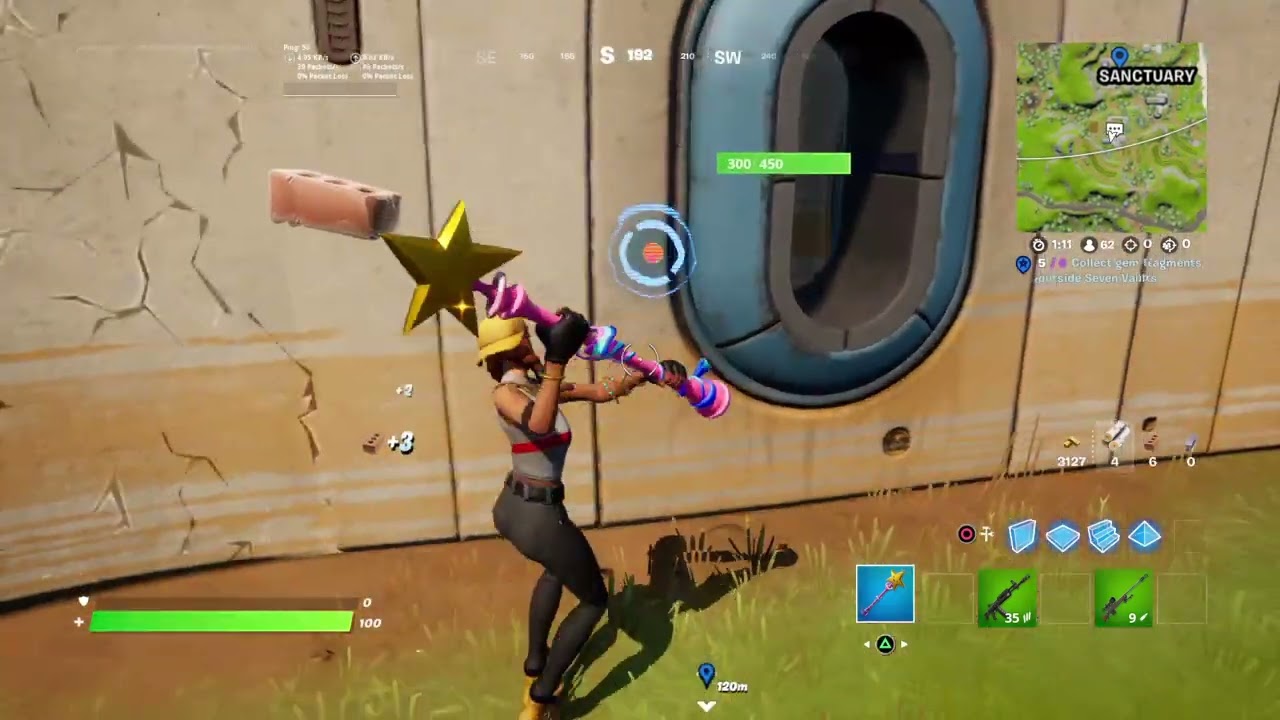 Doing the foundation challenges in fortnite part 2