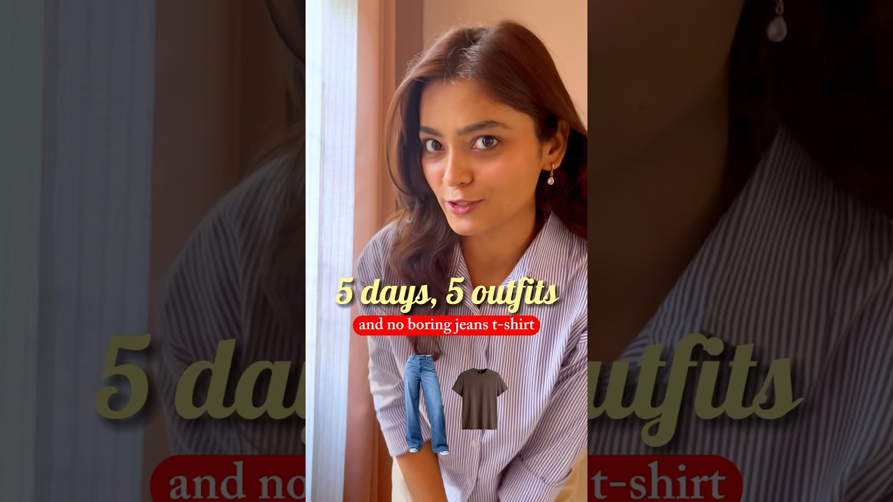 5 Days, 5 Office Outfits 😍💼 | Workwear Lookbook #workwear #officeoutfit #shorts #ytshorts