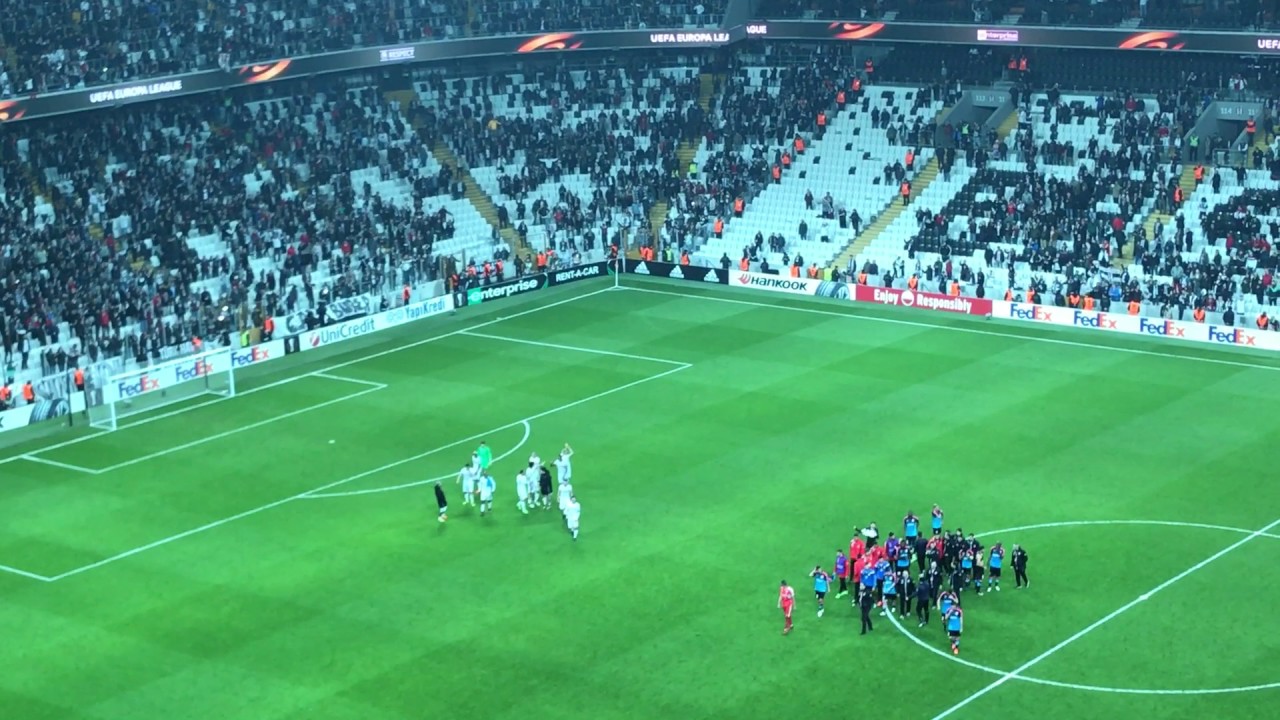 Beşiktaş- Hapoel Maç sonu harika görüntüler. Şenol Güneş.