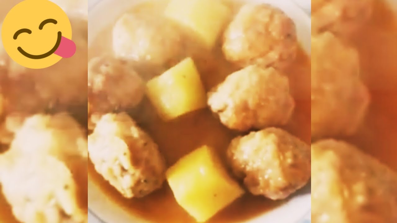 Albóndigas de Carne y Calabacin de la Abuela. FÁCILES