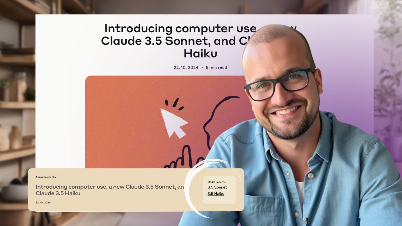 Nov&yacute; Claude Sonnet 3.5 - prvn&iacute; model, kter&yacute; dok&aacute;že ovl&aacute;dat v&aacute;&scaron; poč&iacute;tač + 3 př&iacute;klady použit&iacute;