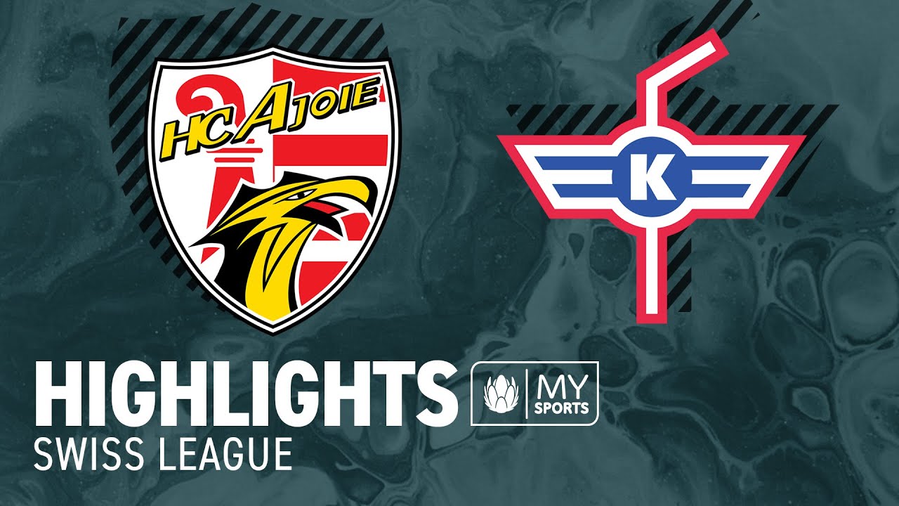 Ajoie vs. Kloten 5:4 n.V. - Highlights - Ajoie ist Meister und steigt auf!
