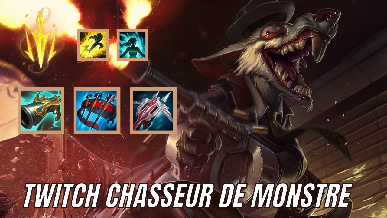 TWITCH ADC S16 : TWITCH CHASSUER DE MONSTRE LE BUILD BROKEN DU MOMENT !
