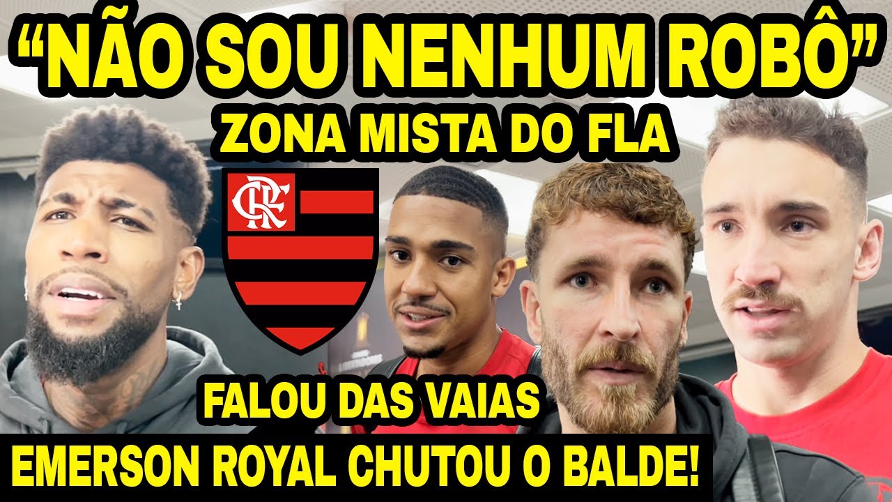 "NÃO SOU ROBÔ" EMERSON ROYAL CHUTA O BALDE APÓS VAIAS! SAMUEL LINO FALA SELEÇÃO E VOLTA CONTRA INTER