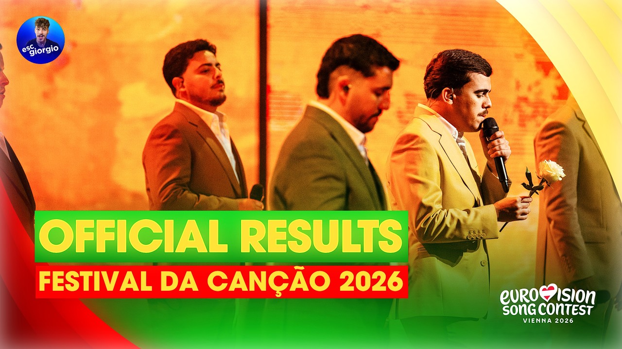 🇵🇹 Festival da Can&ccedil;&atilde;o 2026: официальные результаты