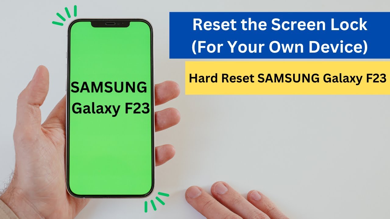 [Hindi] Samsung Galaxy F23 &mdash; Hard Reset / Factory Reset