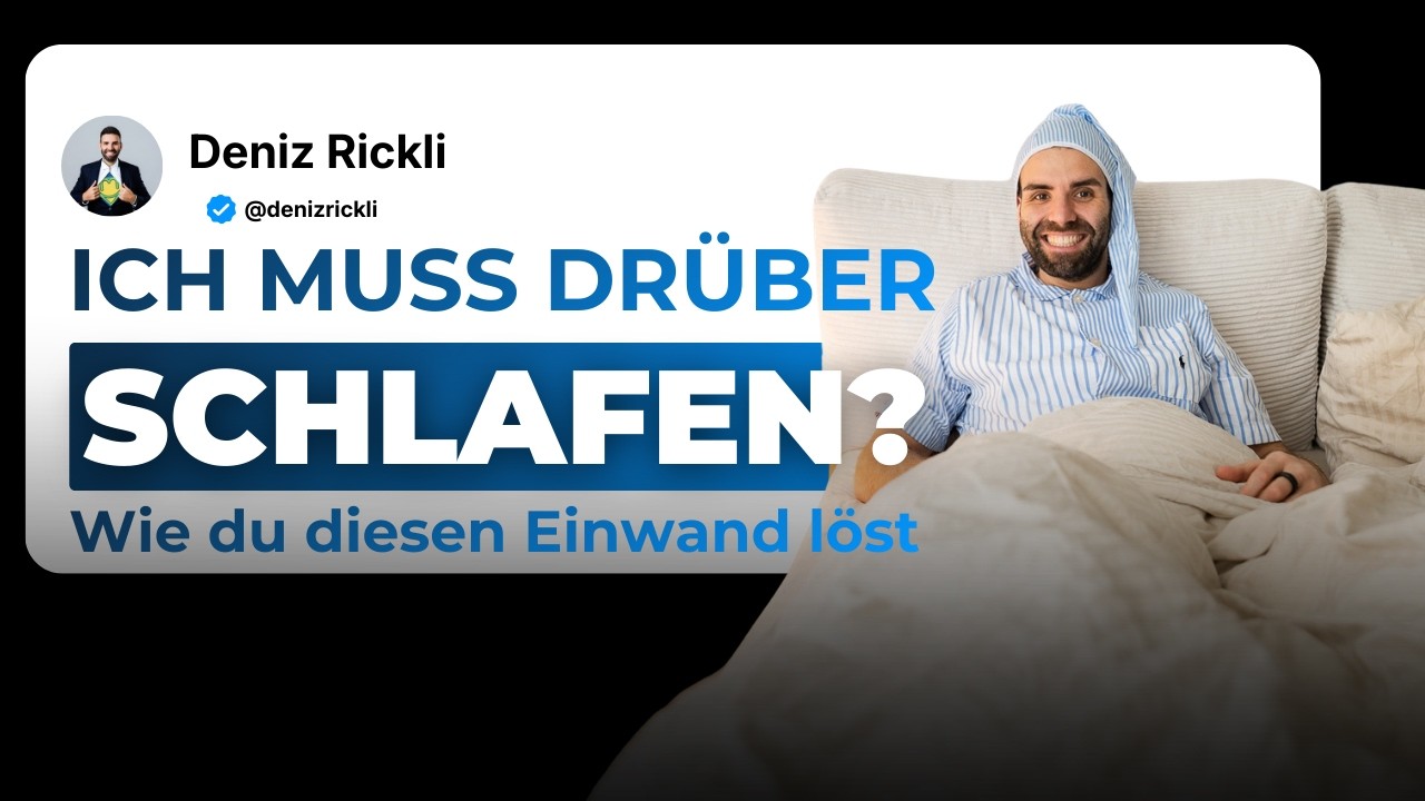 Nie wieder ¨Ich muss drüber schlafen¨