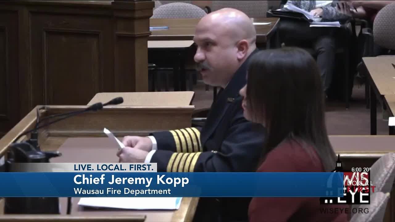 Wausau Fire Chief testifies in support of bills that would grow community care #paramedic program