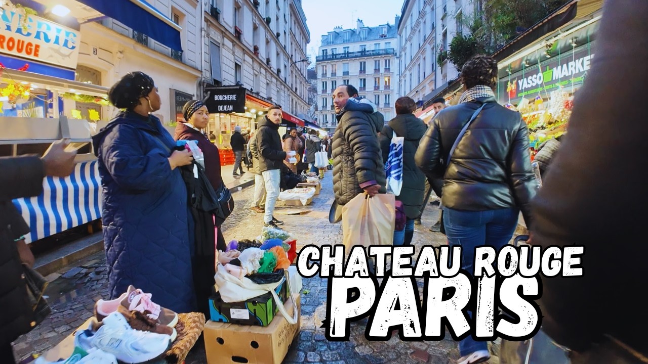 Fugi Correndo deste BAIRRO PERIGOSO em PARIS 🇫🇷CHATEAU ROUGE