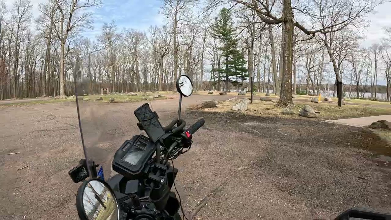 Yamaha Zuma 125cc,  Lakes and twisted roads Northern Wisconsin