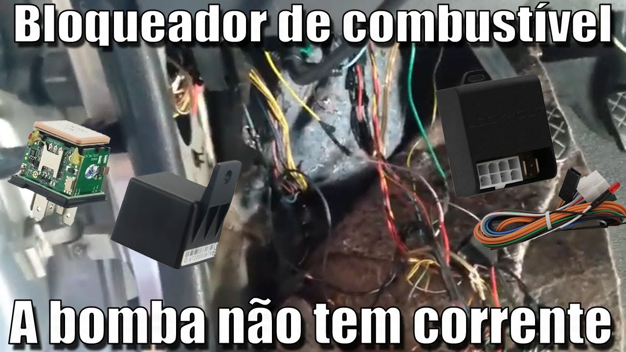 Localiza&ccedil;&atilde;o bloqueador de combust&iacute;vel &bull; Corte de corrente &bull; Mata motor &bull; Rel&eacute; de bloqueio