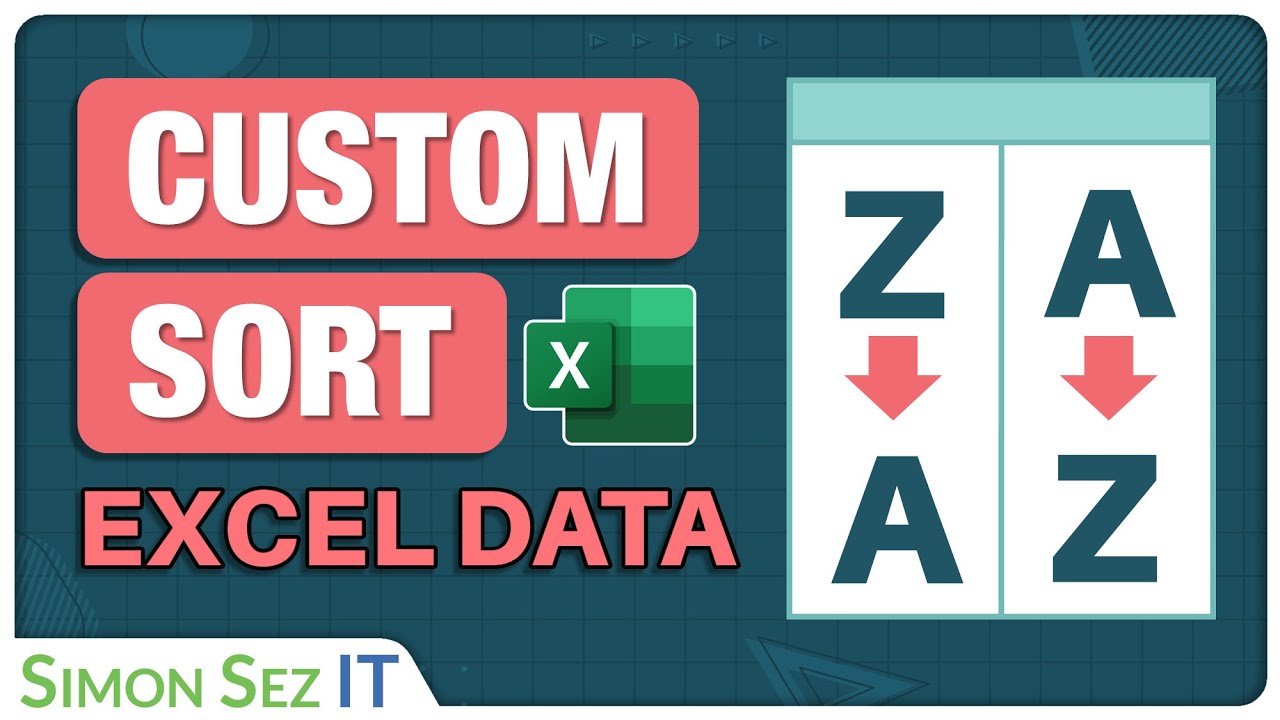Использование пользовательской сортировки в Microsoft Excel