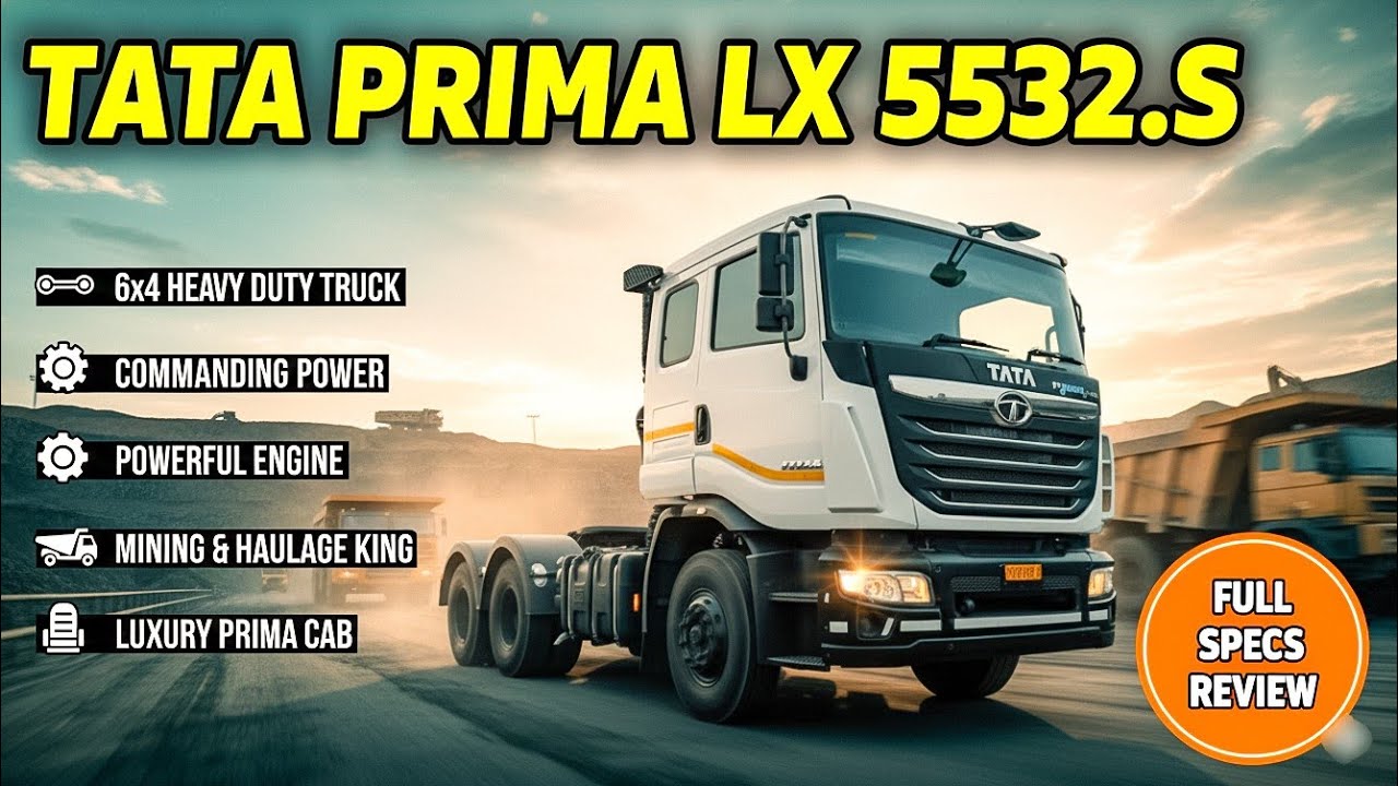 Tata Prima lx 5532 .s 6×4 — роскошный грузовик