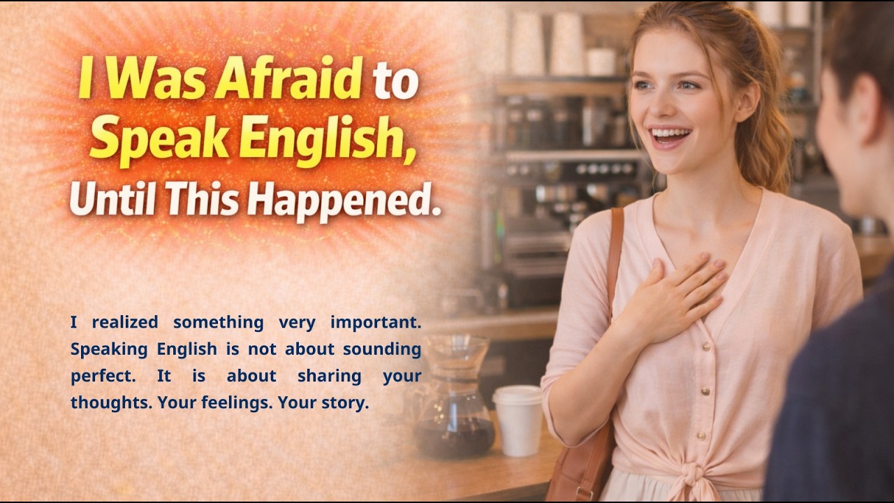 I Was Afraid to Speak English, Until This Happened |Story for Speaking Confidence Shadowing Practice