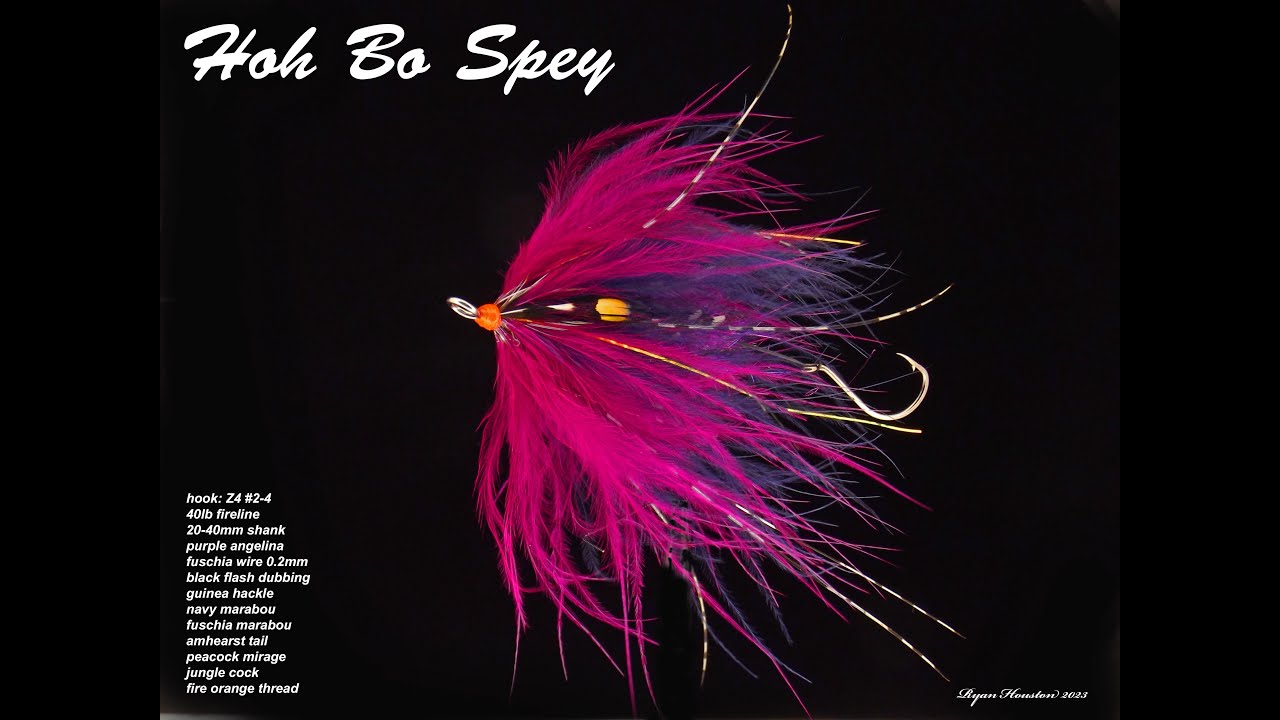 FLY TYING THE HOH BO SPEY STEELHEAD FLY WITH RYAN HOUSTON