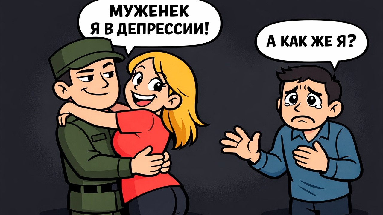 Жена в Депрессии Завела Роман с Военным, пока я Был в Командировке, И вот что из этого вышло...