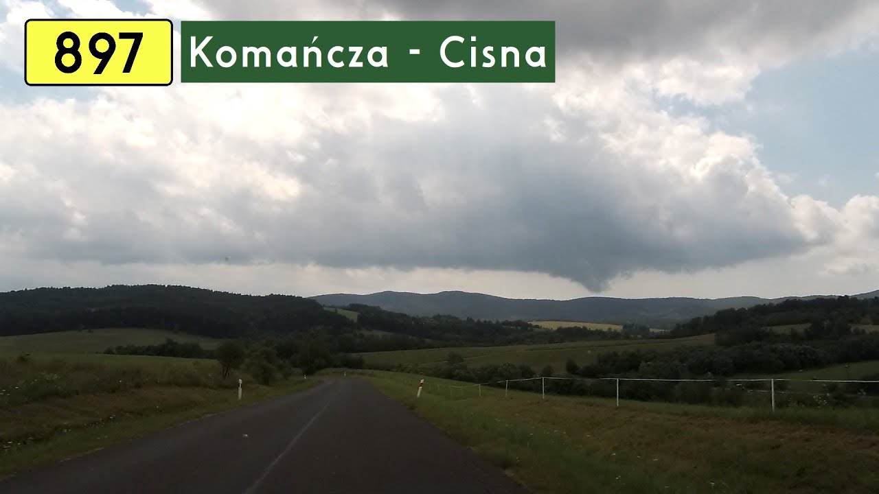 DW897 Komańcza - Cisna (Bieszczady)