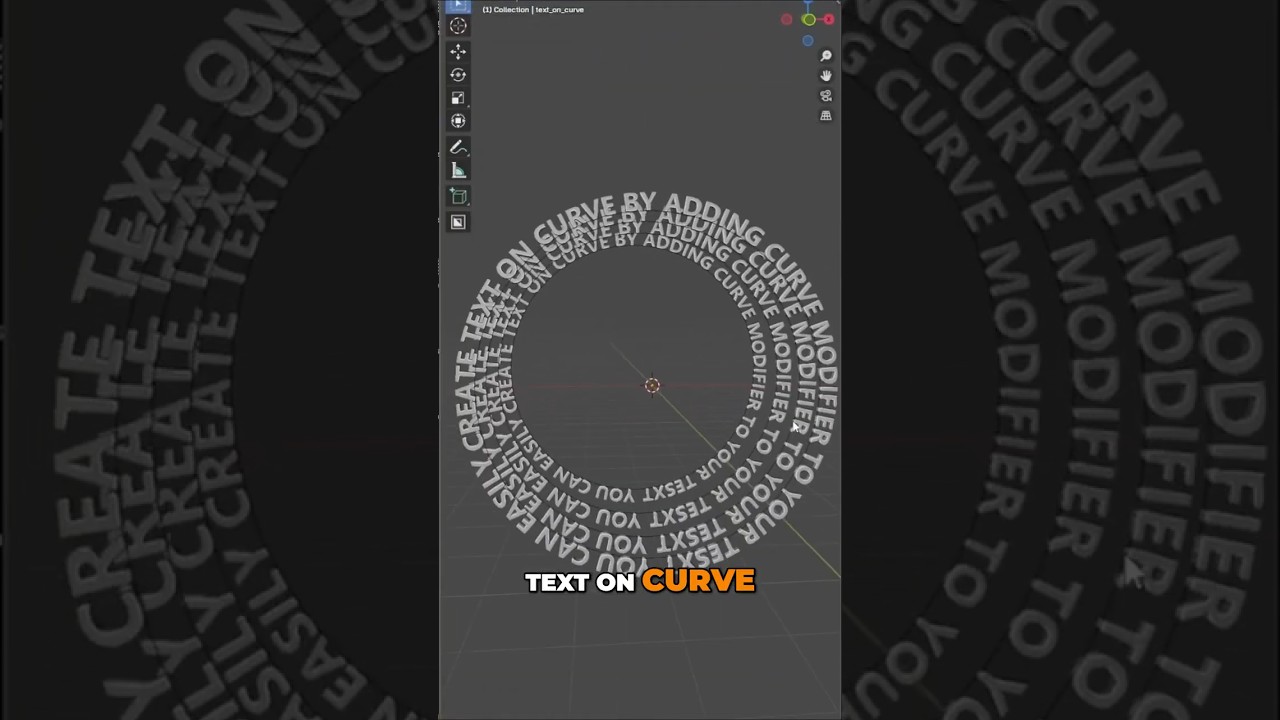 Amazing Blender 3D Curved Text Effect Everyone Should Know