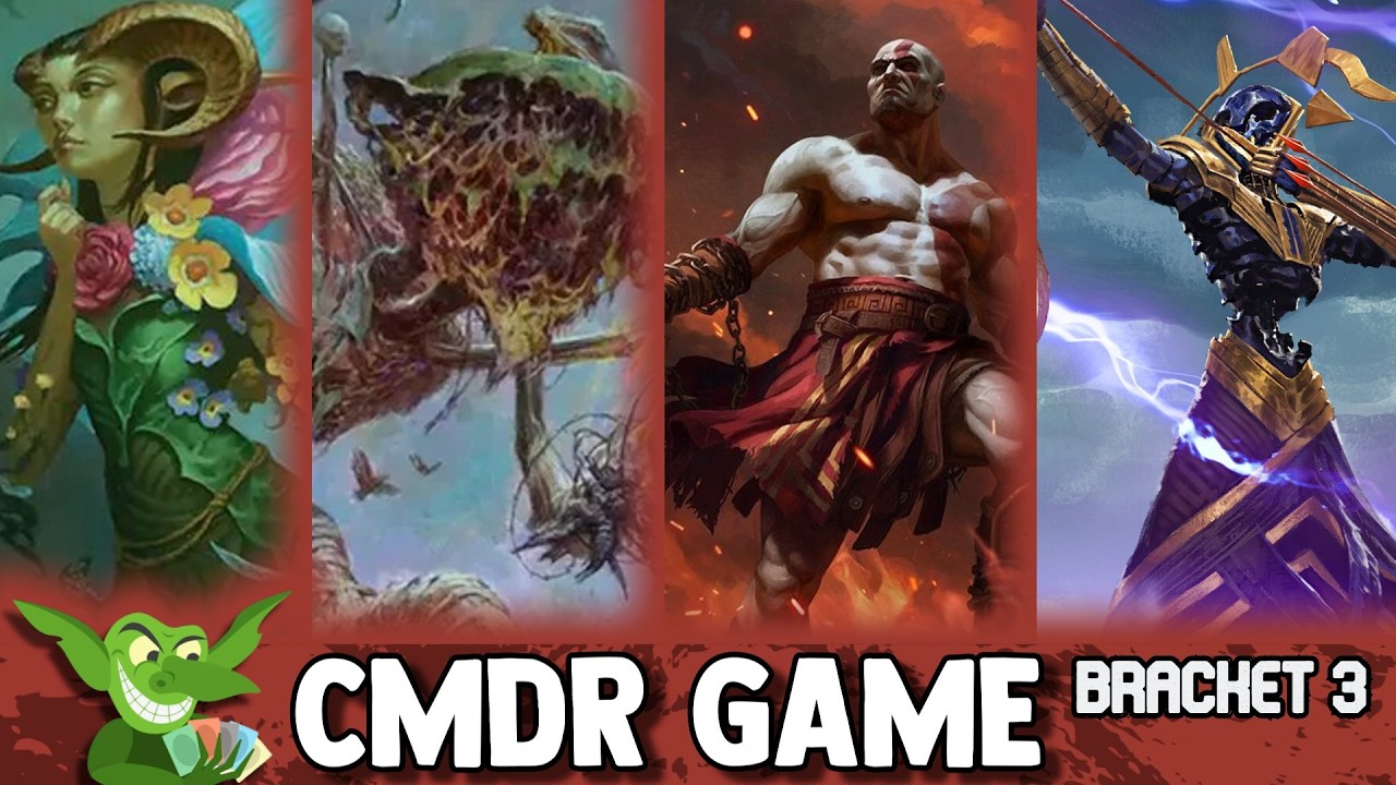 Maralen, Fae Ascendent VS The Reaper, King No More VS Kratos, God of War VS God Eternal Oketra #edh