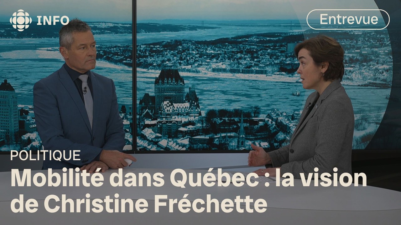 Plan de mobilité dans la région de Québec : entrevue avec Christine Fréchette