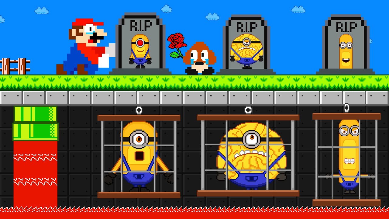 Mario R.I.P All Team Mega Minions (Part 2) | SAD ORIGIN STORY | Please Come Back