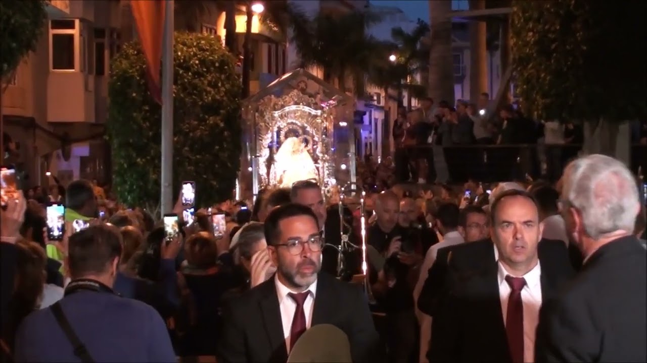 Llegada de la Virgen del Pino a Telde