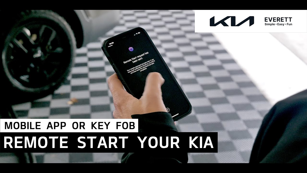 КАК l Удаленный запуск вашего Kia l Приложение и брелок