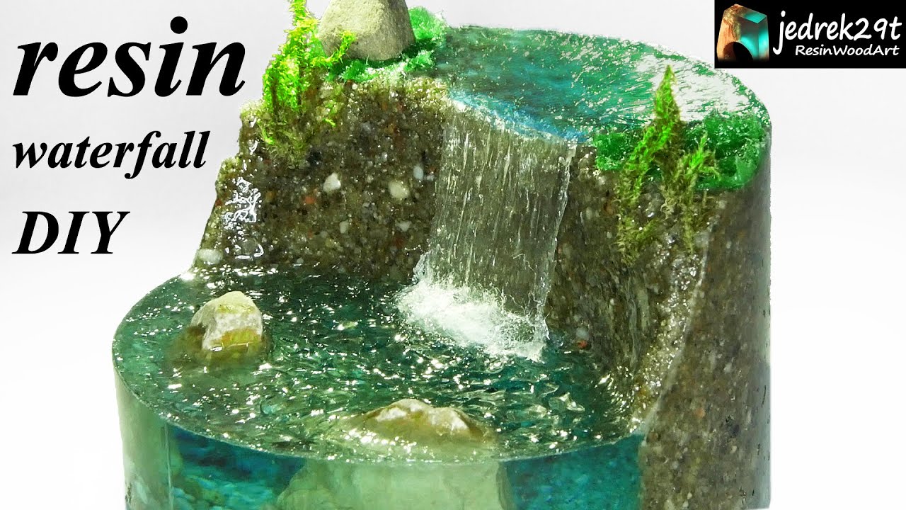 How to Make a Waterfall. Realistic Diorama / RESIN ART