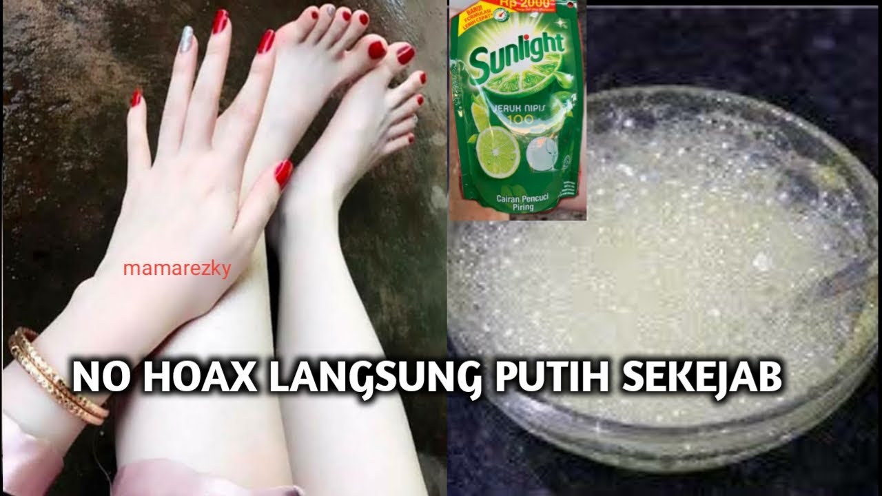 DALAM SEKEJAB KAKI HITAM DEKIL KORENG JADI PUTIH MULUS
